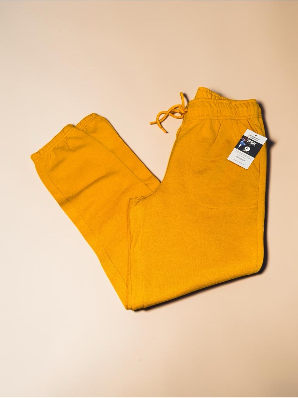 Women’s Golden Yellow Drawstring Jogger Pants NEW (M)
